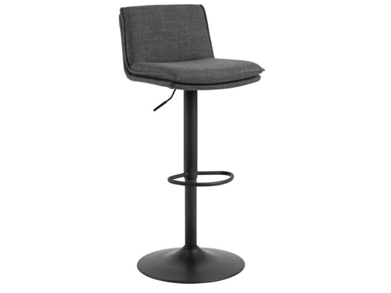 Stołek barowy Flynn szary ciemny - ACTONA